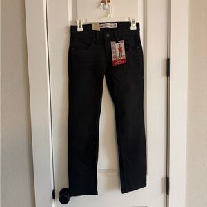 Levi's Kids Black Slim Fit Jeans